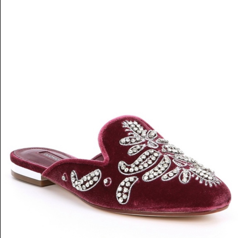 Antonio Melani Velvet Women's Oguna Beaded Mules - Picture 1 of 15